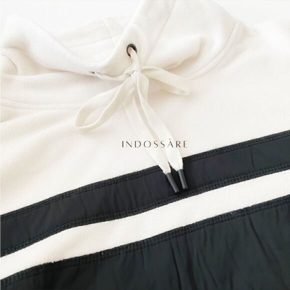 Striped Velour Cropped Sweatshirt   - Picture 9 of 11